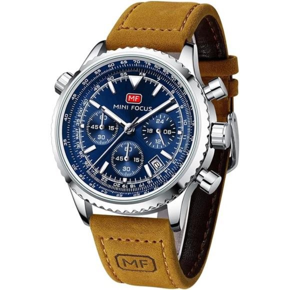 Mens Watches for Men Casual Chronograph Waterproof Sport Military Watch Analog
